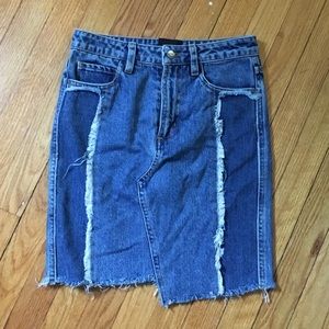BUFFALO DAVID BITTON Denim Mini Skirt